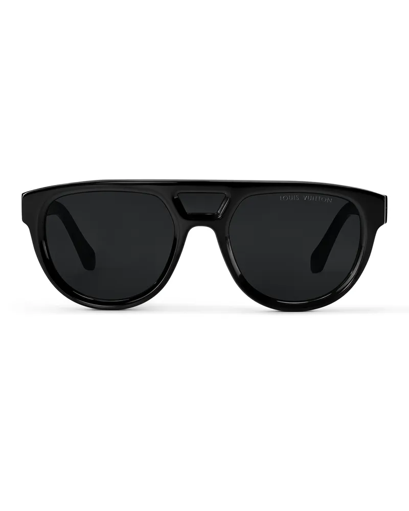 Louis Vuitton LV Sleek Round Sonnenbrille Black