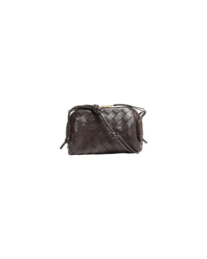 Bottega Veneta Intrecciato Concert Pocket Brown