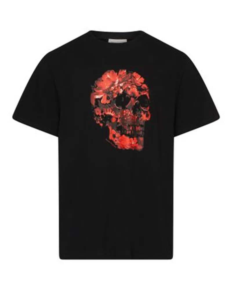 Alexander McQueen T-Shirt Skull Red