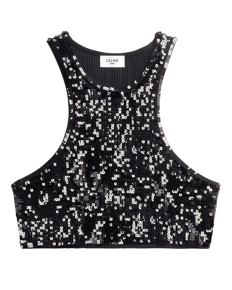 Celine Crop-top aus viskose mit bügel 