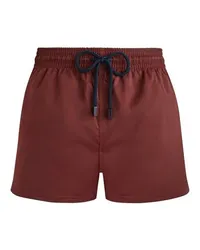 Vilebrequin Einfarbige Badeshorts Red