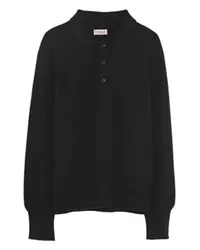 TRICOT Polo-Pullover Black