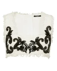 Balmain Top mit Trägern White