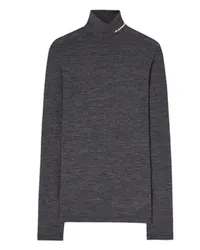 Jil Sander Shirt mit hohem Kragen Grey