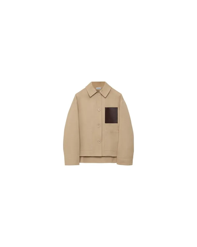 Loewe Wildleder-Jacke Beige