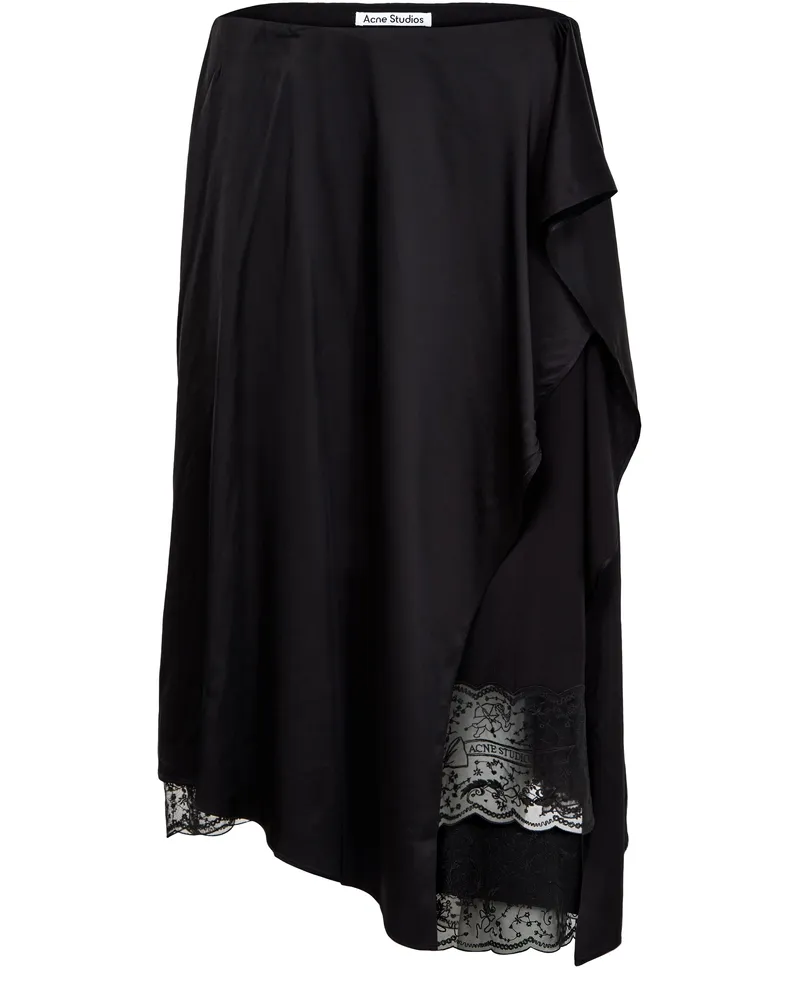 Acne Studios Asymmetrischer Midirock 