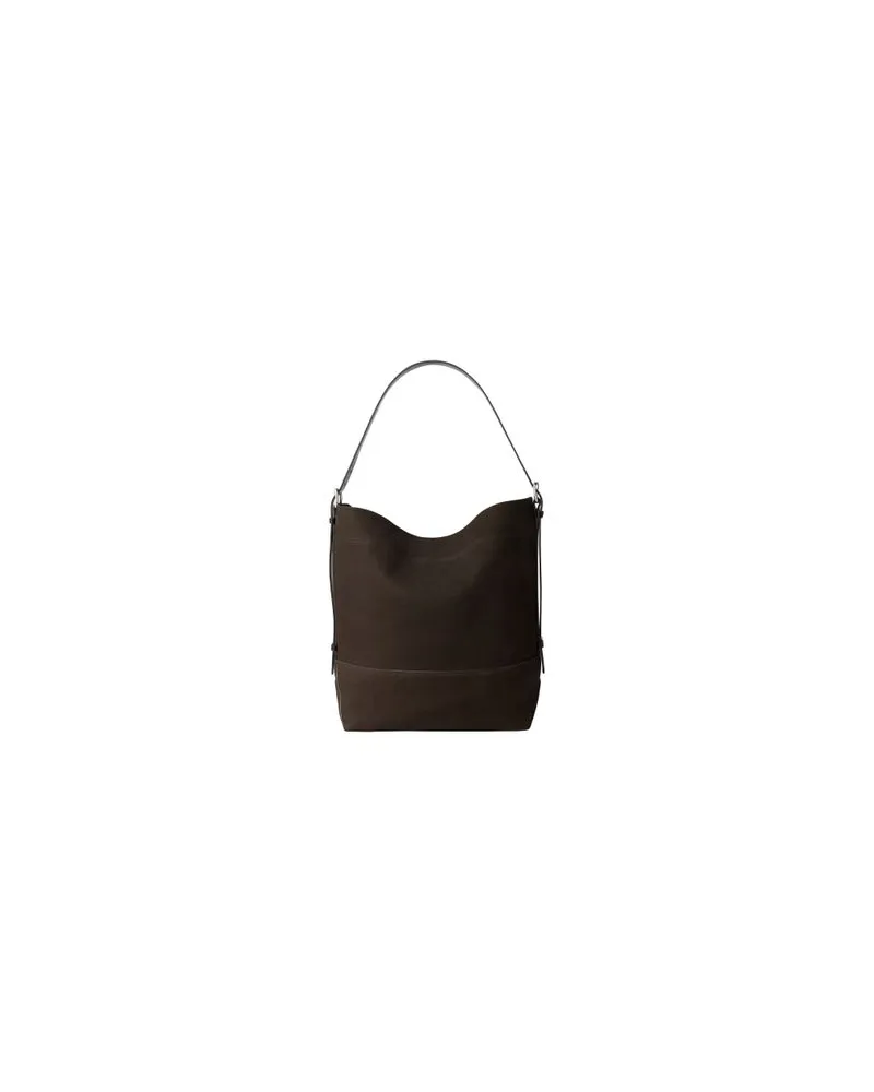 Christophe Lemaire Cabas-Tasche Belted Brown