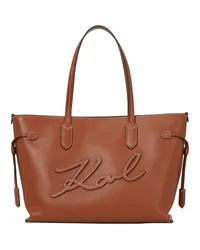 Karl Lagerfeld x Amber Valletta – Tote Bag Brown