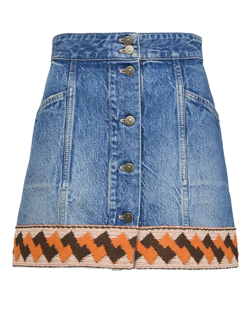 Valentino Garavani Minirock aus Denim 