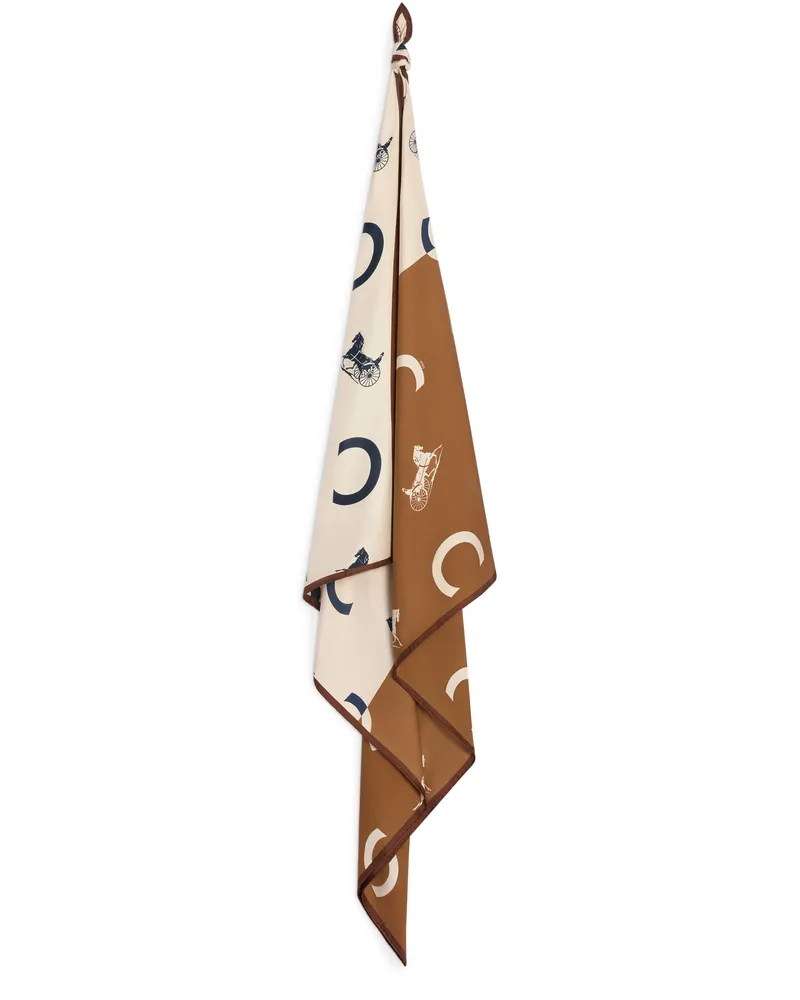 Celine Tuch aus seidentwill Off-white