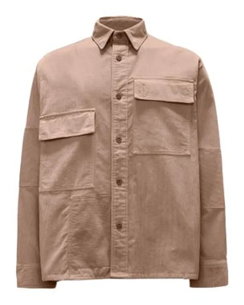 J.W.Anderson Patchwork-Hemdjacke Beige