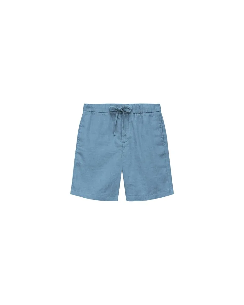 Frescobol Carioca Shorts mit Fischgrätmuster Felipe Blue