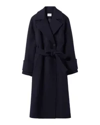 Claudie Pierlot Wollmantel im Trenchcoat-Stil Blue