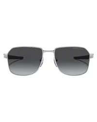 Prada Rechteck-Sonnenbrille Silver