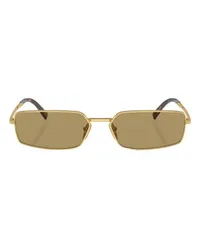 Prada Sonnenbrille Rectangle Gold