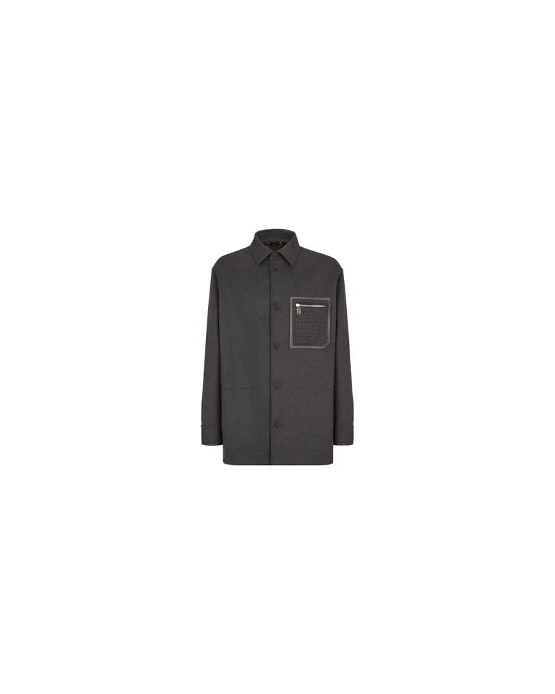 Fendi Einreihiges Go-To Jacket Grey