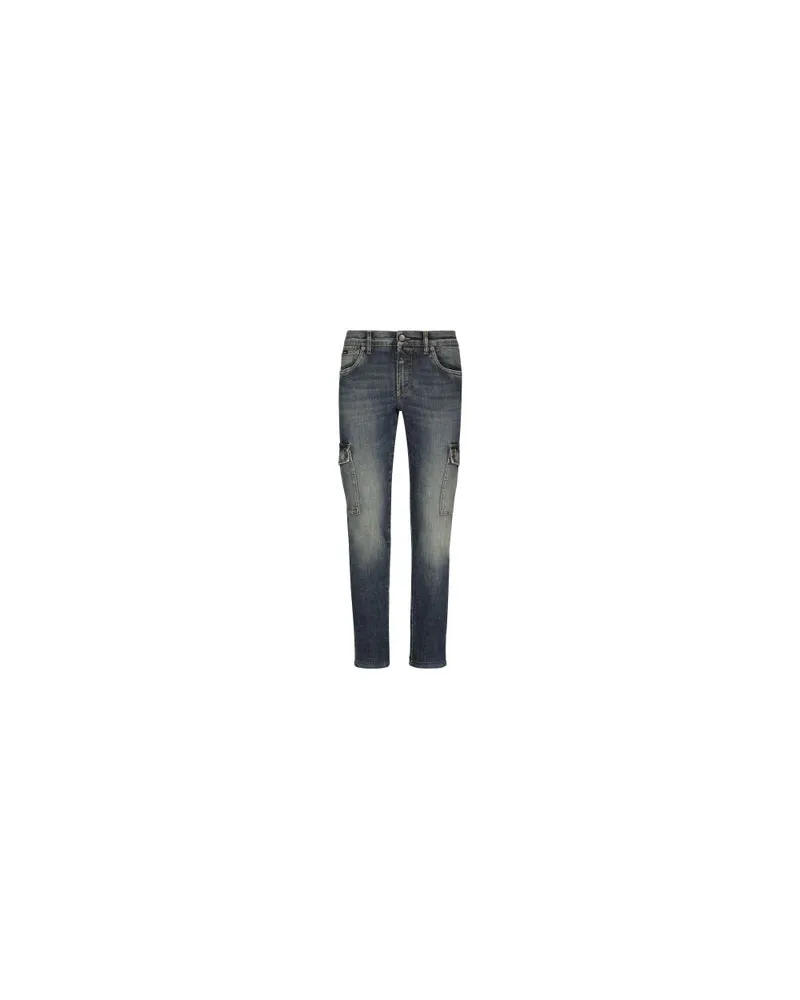 Dolce & Gabbana Stretch-Jeans Cargo Multicolor