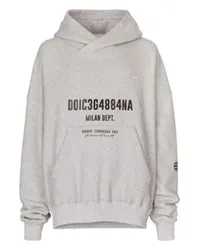 Dolce & Gabbana Kapuzensweatshirt Grey