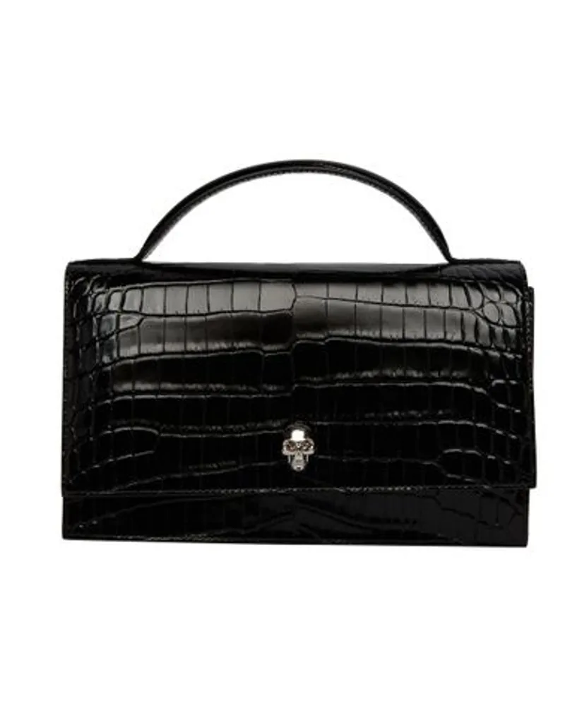 Alexander McQueen Tasche Skull Medium Black