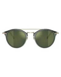 Oliver Peoples Panto-Sonnenbrille Remick Green