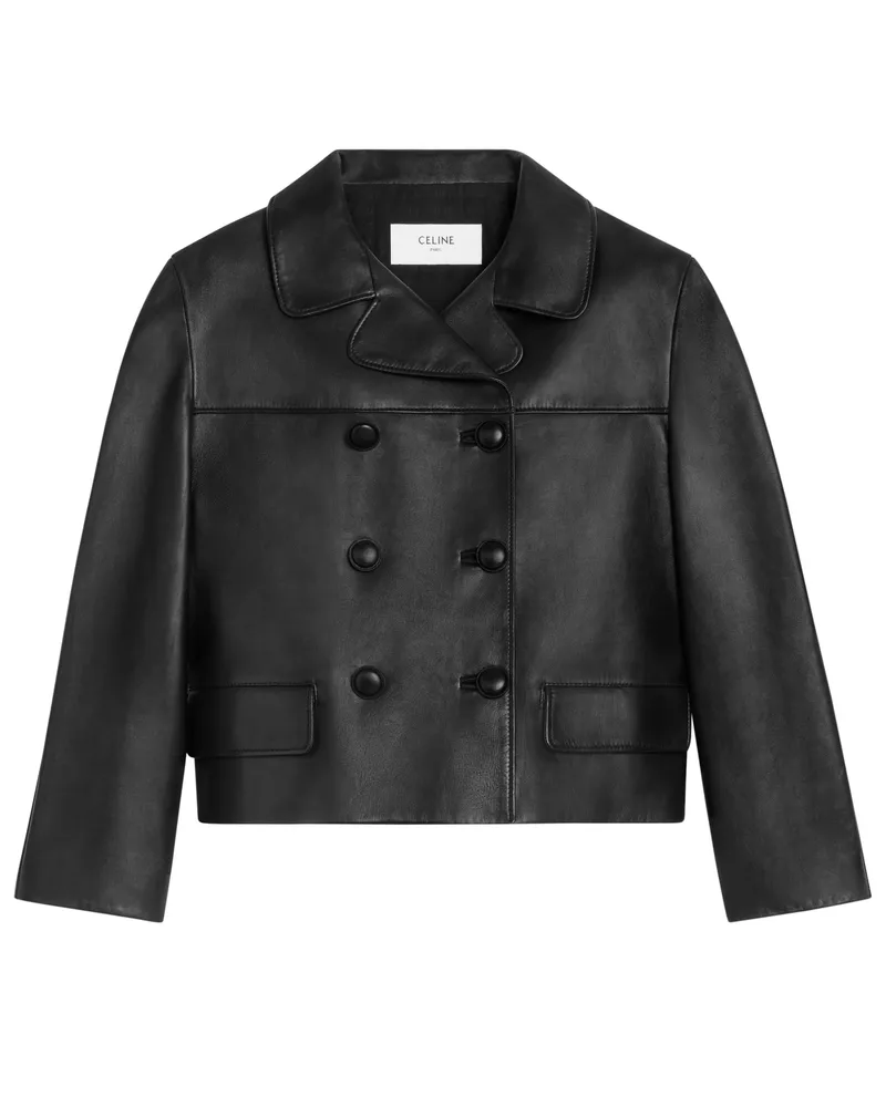 Celine Verkürzte jacke aus weichem lammfell 