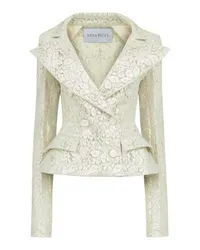 Nina Ricci Peplum-Blazer Off-white