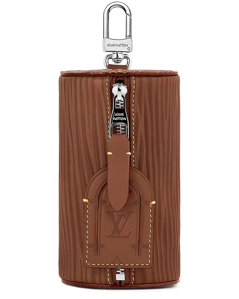 Louis Vuitton Soft Polochon Pouch Taschenschmuck und Schlüsselanhänger Brown