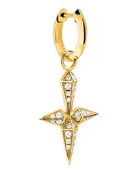 STATEMENT Creole Rockaway Cross Diamanten und Gelbgold Gold