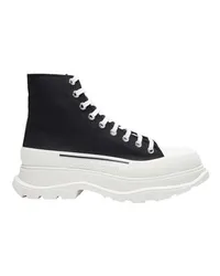 Alexander McQueen Stiefeletten Tread Slick White