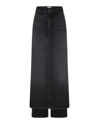 Jean Paul Gaultier Denimrock mit Hose Black