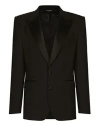 Dolce & Gabbana Einreihige Smokingjacke Black