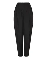 Christophe Lemaire Bundfaltenhose Black