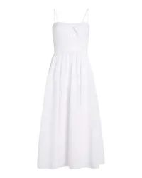 Karl Lagerfeld Midikleid mit KL-Monogramm White