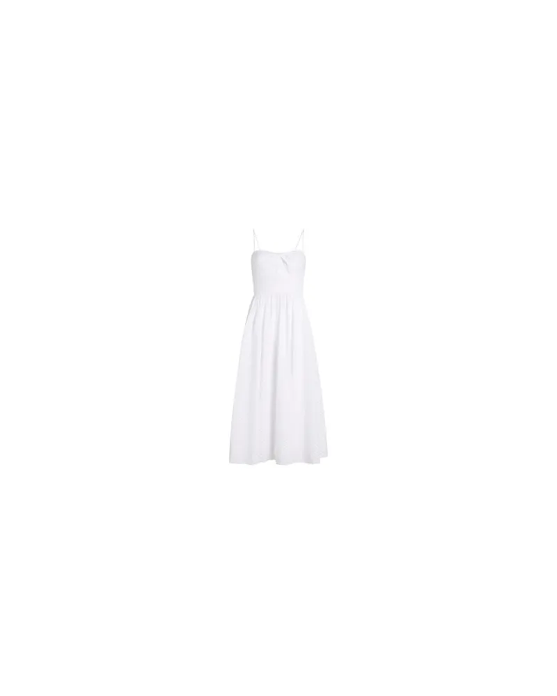 Karl Lagerfeld Midikleid mit KL-Monogramm White