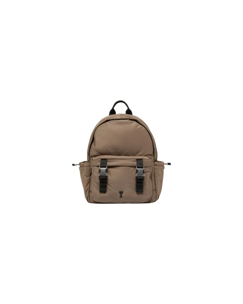 AMI Paris Rucksack Ami De CœUr Grey