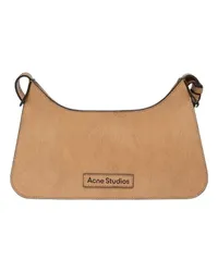 Acne Studios Mini-Schultertasche Platt Beige