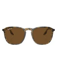 Ray Ban RB2203 Quadratische Sonnenbrille Brown