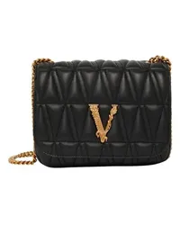 Versace Kleine Umhängetasche Virtus Black