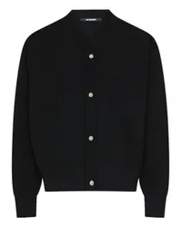 Jacquemus Cardigan mit Knöpfen Black