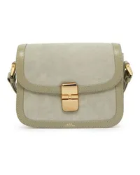 A.P.C. Kleine Schultertasche Grace Green