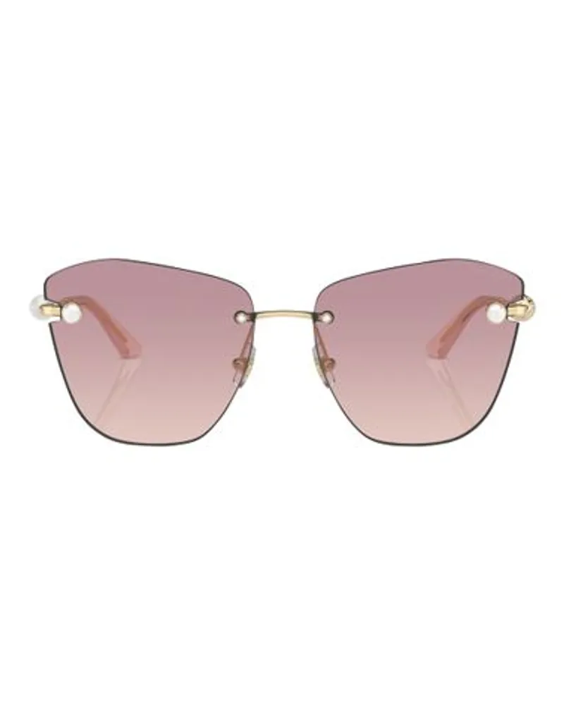 Jimmy Choo Sonnenbrille Butterfly Gold