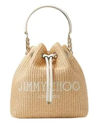 Jimmy Choo Bucket Bag Bon Bon Beige