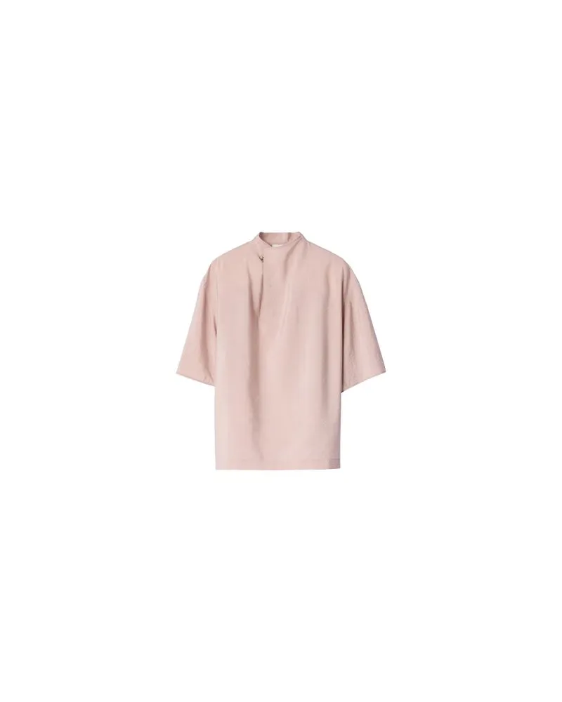 Christophe Lemaire Top mit weichem Kragen Purple