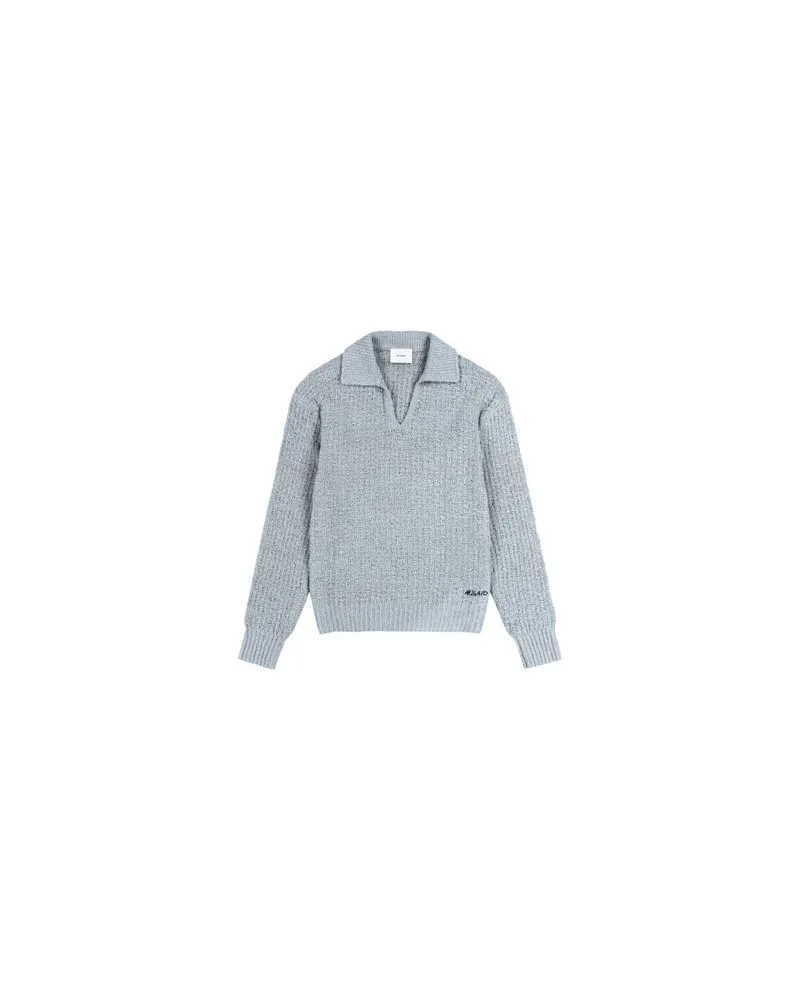 Axel Arigato Sweatshirt mit Polokragen Scale Grey