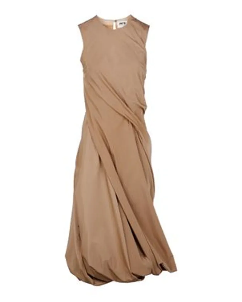 Maison Rabih Kayrouz Kleid mit verdrehter Optik Beige