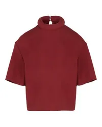 Maison Rabih Kayrouz Top mit Ringausschnitt Burgundy