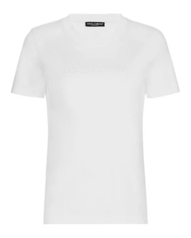 Dolce & Gabbana Jersey-T-Shirt White