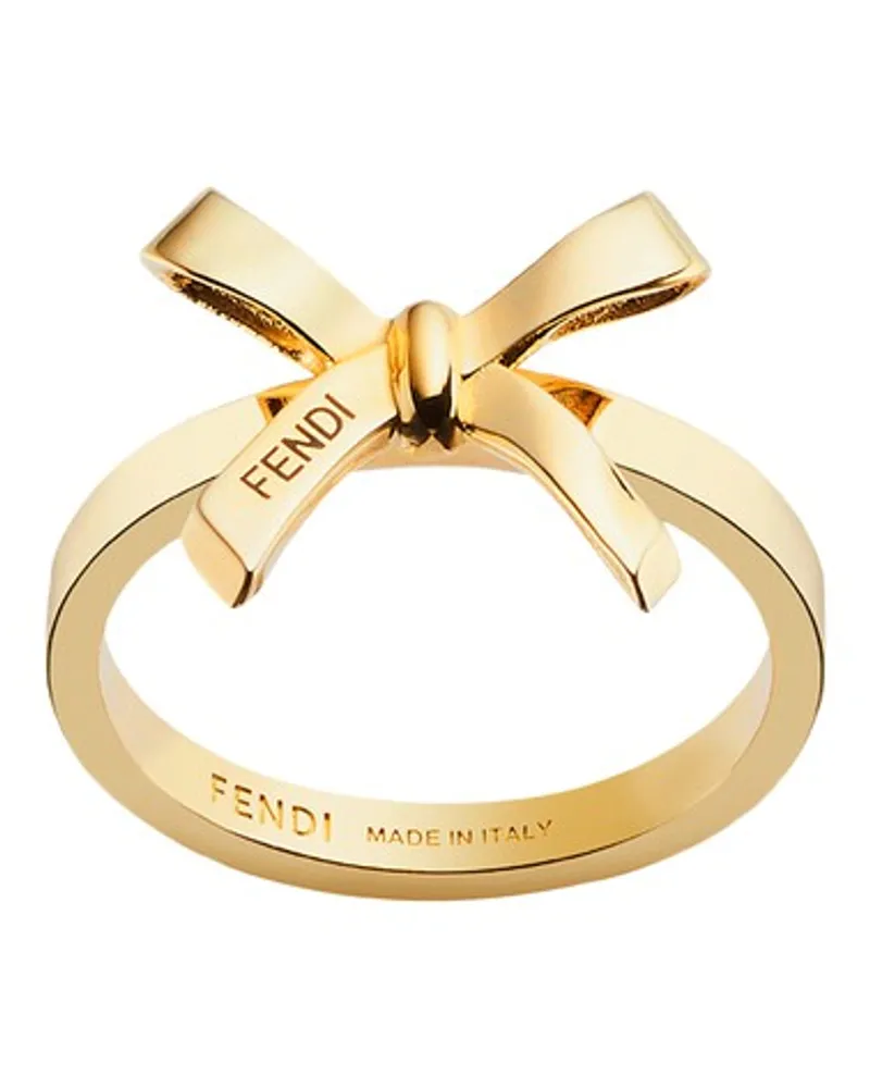 Fendi Ring Fendi Bow Gold