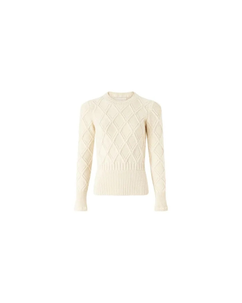 Loewe Wollmantel Off-white