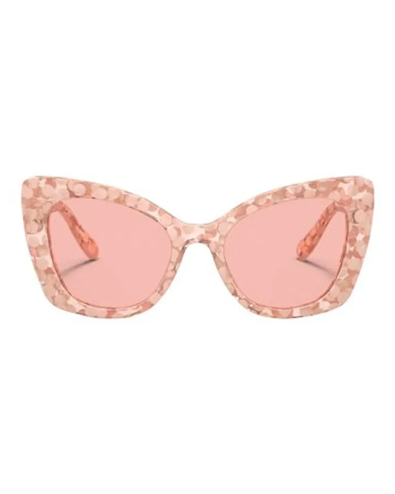 Dolce & Gabbana Butterfly-Sonnenbrille Pink